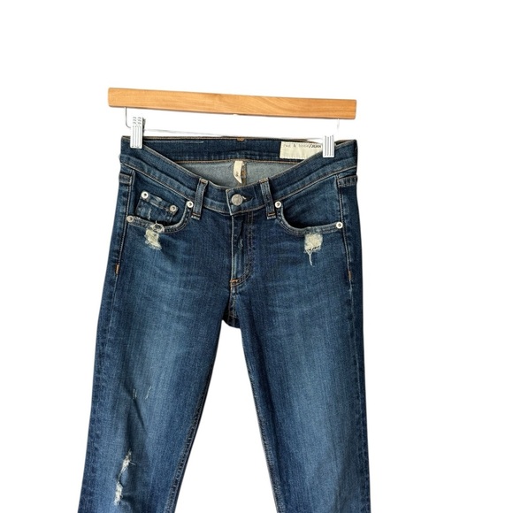 Rag & Bone La Paz Skinny Jeans – Distressed Perfection Size 25 - Picture 2 of 7